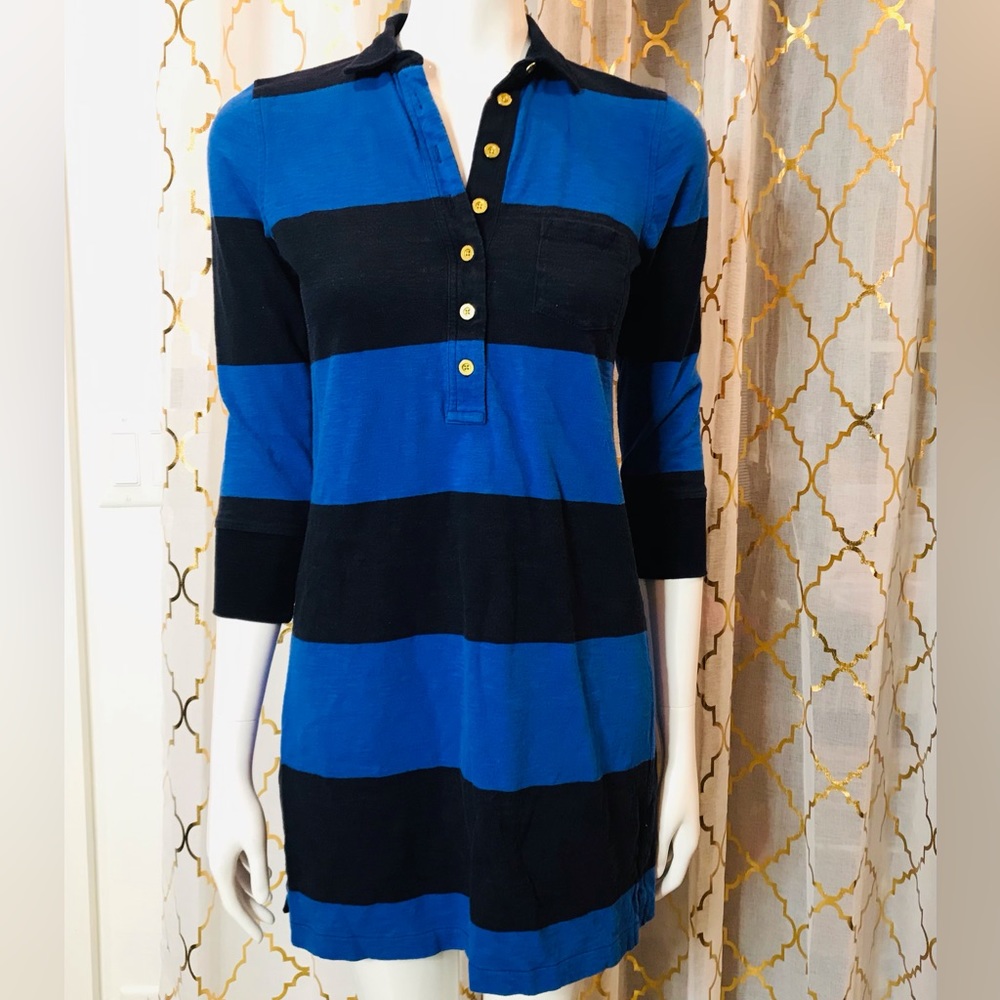 J Crew Striped Polo dress
